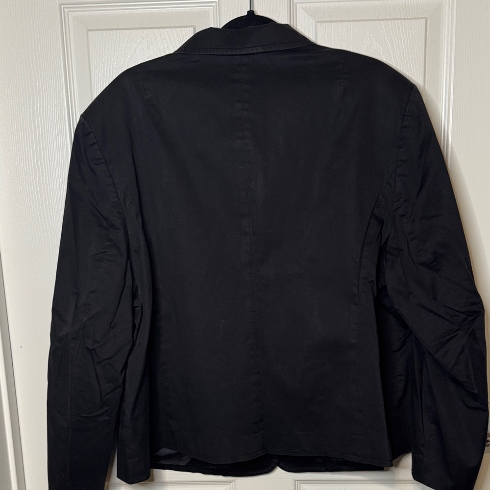 Talbots Black Button-Front Jacket - Picture 3 of 9
